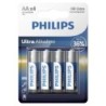 Philips - Ultra Alkaline Pila AA LR6 Blister*4