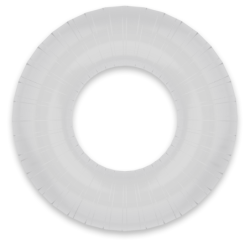 Powering- Super Fleksibel Og Modstandsdygtig Penisring 4.5Cm Pr07 Clear