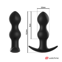Watchme Plug Vibrador Anal Tiberio com Controlo Remoto