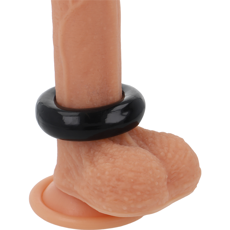 Super fleksibilen in odporen penisni obroček 5.5Cm Pr06 Črn