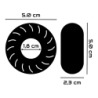 Super Flessibile e Resistente Anello Pene 5Cm Pr08 Clear