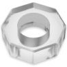 Super Flexível e Resistente Anel Peniano 5Cm Pr10 Clear
