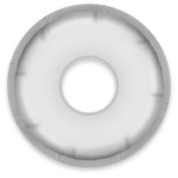 Super Flexível e Resistente Anel Peniano 5 Cm Pr11 Clear