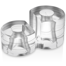 Super Flexível e Resistente Anel Peniano Duplo Pr09 Clear