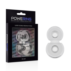 Super Flexível e Resistente Anel Peniano Duplo Pr09 Clear