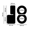 Anell Penil Doble Pr09 Transparent Súper Flexible i Resistent