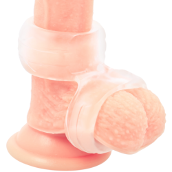 Super Flexível e Resistente Anel Peniano Duplo Pr09 Clear