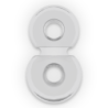 Super Flessibile e Resistente Anello Pene Doppio Pr09 Clear
