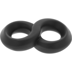 Super Flessibile e Resistente Anello Pene e Testicoli Pr12 Nero