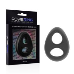 Super Flessibile e Resistente Anello Pene e Testicoli Pr13 Nero