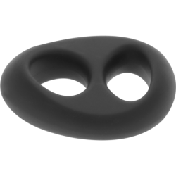 Super Flessibile e Resistente Anello Pene e Testicoli Pr13 Nero