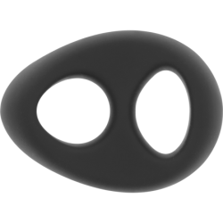 Super Flessibile e Resistente Anello Pene e Testicoli Pr13 Nero