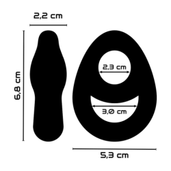 Super Flessibile e Resistente Anello Pene e Testicoli Pr14 Nero
