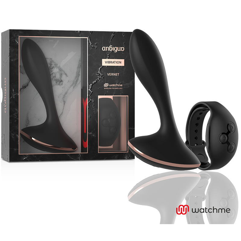 Watchme Afstandsbediening Vibrator Anale Plug Vernet