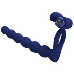 Ajmal Anel Vibratório Com Plug Azul