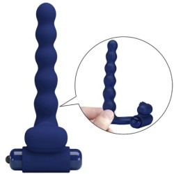 Ajmal Anel Vibratório Com Plug Azul