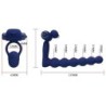 Ajmal Anel Vibratório Com Plug Azul