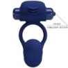 Ajmal Anel Vibratório Com Plug Azul