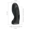 Alan Vibrator De Deget Silicon Negru