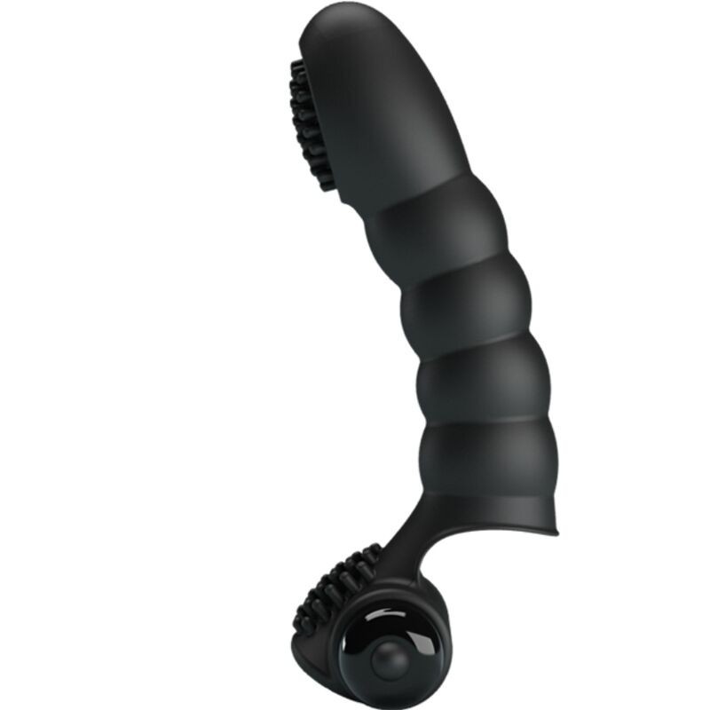 Alexander Fingervibrator med 10 Vibrationer - Sort