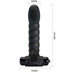 Alexander Fingervibrator med 10 Vibrationer - Sort