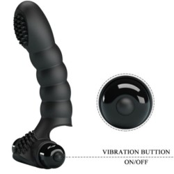 Alexander Fingervibrator med 10 Vibrationer - Sort