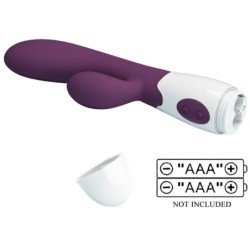 Alvis Vibrador Rabbit & Ponto G Roxo