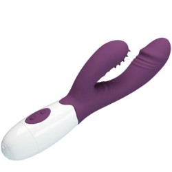 Andre Vibrador Rabbit & Estimulador Punto G Morado