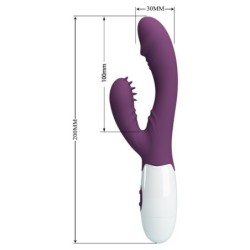 Andre Rabbit Vibrator & Stimulator G-točke Ljubičasti