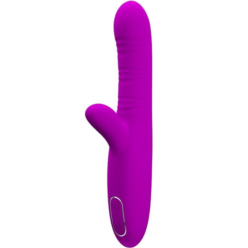 Angelique Vibrator Multifuncțional + Stimulator Clitoris Violet