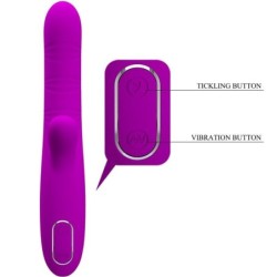 Angelique Vibrador Multifunción + Estimulador De Clítoris Morado