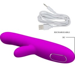 Angelique Multifunkcijski Vibrator + Stimulator Klitorisa Vijoličen