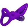 Vibrerende Penisring 10 Vibraties Siliconen Violet