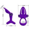 Anello Vibrante 10 Vibrazioni Silicone Viola