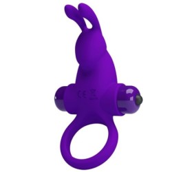 Vibrationsring I Hase für Penis Lila