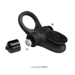 Inel Vibrator Ii Pentru Penis Negru