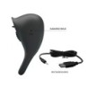 Anel Vibratório Peniano com Língua Preto