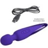 Antony Youth Vibratore Wand Effetto Calore Violetto