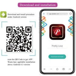 August Kaksoisilo Vibraattori App Remote