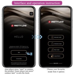 August Kettős Élvezet Vibrátor App Remote