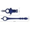 Ayad Anel Vibratório Rabbit Com Plug Azul
