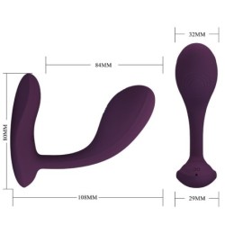 Baird G-Spot 12 Vibraciones Recargable Lila App