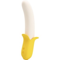 Banana Geek Super Power 7 Vibrací Up&Down Silikon Černá