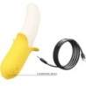 Banana Geek Super Power 7 Vibrationen Auf&Ab Silikon Schwarz
