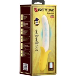 Banana Geek Super Power 7 Vibrationen Auf&Ab Silikon Schwarz