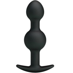 Anális golyók szilikon speciális stimuláció 10.3 cm fekete