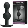 Bolas Anais Silicone Estimulação Especial 10.3 Cm Preto