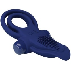 Bronson Dubbele Ring met Vibratie Blauw