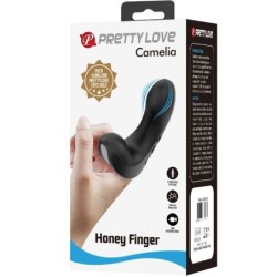 Camelia Vibrator De Deget 7 Vibrații Negru