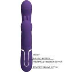 Cammy Triple Monitoimivibraattori 4 in 1 Violetti
